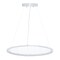 Westgate 22in. LED Suspended Up/Down Clear Round Panel Light, 40W SRPL-40W-MCT-D - alternate 1